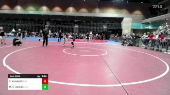 100 lbs Semifinal - Chasey Karabell, Eaglecrest vs Mikayla Randall-Varela, Cleveland