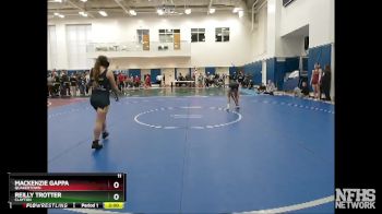 120 lbs Champ. Round 1 - Mackenzie Gappa, Quakertown vs Reilly Trotter, Clayton