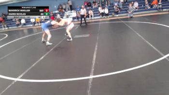157 lbs Semifinal - Kaden Nicolas, Augustana (SD) vs Maverick Mueller, Mary