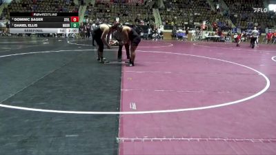 6A 285 lbs Semifinal - Daniel Ellis, Mountain Brook vs Dominic Sager, Stanhope Elmore