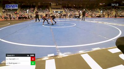 106 lbs Consi Of 4 - Ashton Marzett, KIPP TULSA vs Johan Rodriguez, Tulsa Blue T Panthers