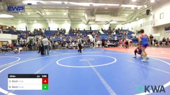 98 lbs Consolation - Urijah Fairchilds, Checotah Matcats vs Ike Burr, Team Tulsa Wrestling Club