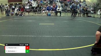 38 lbs Quarterfinal - Cayden Westerman, Kodiak Attack vs Eliana Baltodano, Mat Psychos