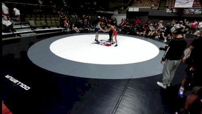 100 lbs Charles Hagerman, SAWA - Sacramento Area Wrestling Association vs Josiah Ruelas, KCWA - Kern County Wrestling Association