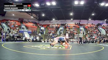 285 lbs Quarterfinals (8 Team) - Camden Neumann, Clarkston HS vs Chase Norbury, Bedford HS