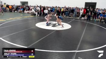 106 lbs Round 1 - Talia Jenkins, Chugach Eagles Wrestling Club vs Keeley Moore, Soldotna Whalers Wrestling Club