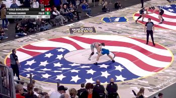 Cons. Round 2 - Cole Schleuter, Garretson vs Ethan Harris, Philip/Kadoka Area/Wall