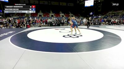 190 lbs Champ. Rd Of 64 - Broedy Hendricks, IA vs Brayden Hilyar, MN