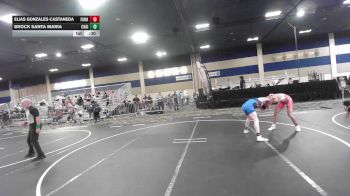 126 lbs Consi Of 16 #1 - Elias Gonzales-Castaneda, Funk Lab vs Brock Santa Maria, Chain Wr Ac