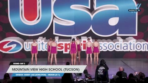 Mountain View High School (Tucson) - Varsity Jazz (Song/Pom) -- Medium (8-11) [2023 Varsity Jazz (Song/Pom) -- Medium (8-11) Day 2] 2023 USA Spirit & Junior Nationals/Collegiate Championships