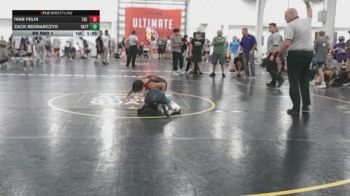 90 lbs Rr Rnd 1 - Ivan Felix, The Barn - BHSE vs Zack Bednarczyk, VA Team Predator - BHSE