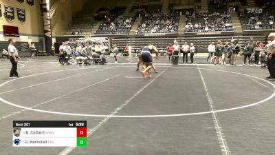 285 lbs Semifinal - Brady Colbert, Army vs Greg Kerkvliet, Penn State