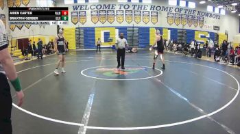 165 lbs Quarterfinals (8 Team) - Braxton Gerber, George Jenkins vs Aiden Carter, Palmetto
