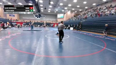 126 lbs Champ. Round 1 - Luca Rios, CW College Park vs Alex Morales, Richardson Pearce