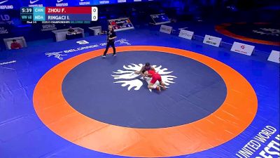 68 kg Final 3-5 - Feng Zhou, China vs Irina Ringaci, Moldova