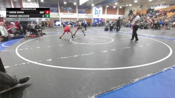 165 lbs Cons. Round 3 - Jorge Soria, Downey vs Sergio Melchor, La Sierra