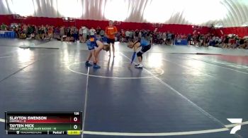 126 lbs Round 2 (4 Team) - Tayten Mick, Pequot Lakes/Pine River Backus vs Slayton Swenson, Canton 2