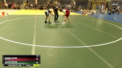 235 lbs Semis (4 Team) - Jacob Pecos, PEM (Plainview/Elgin/Millville) vs Chord Pagel, Staples