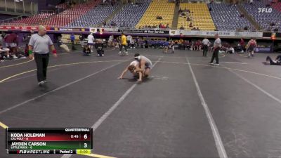 141 lbs Quarters & 1st Wb (16 Team) - Cole Minnick, Little Rock vs Alek Vanbebber, Cal Poly