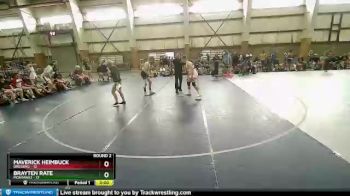 145 lbs Round 1a - Maverick Heimbuck, Oregon2 vs Brayten Rate, MONTANA3