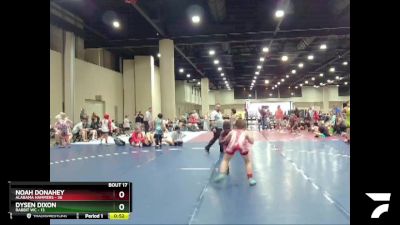 90 lbs Semis & 3rd Wb (16 Team) - Noah Donahey, Alabama Hammers vs Dysen Dixon, Rabbit WC