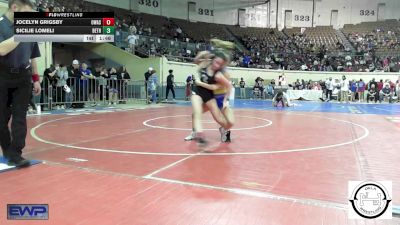 101 lbs Round Of 32 - Jocelyn Grigsby, Owasso vs Sicilie Lomeli, Bethel