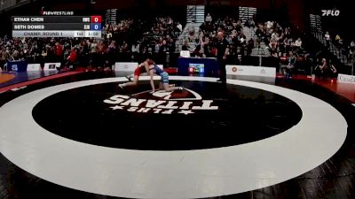 44kg Champ. Round 1 - Ethan Chen, Bhullar Wrestling Club vs Seth Domes, Saskatoon Junior Huskies