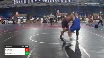 190 lbs 2nd Place - Noah Wenzel, Dakota WC vs Caden Weber, Crass Trained