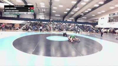 141 lbs Champ. Round 1 - Angel Avalos, Kings vs Jacob Grzybek, York