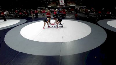 135 lbs Cons. Semis - Ilianna Cosic, Peterson Grapplers Wrestling Club vs Karla Vega, Madera Grapplers Wrestling Club