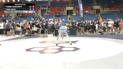 132 lbs Champ. Rd Of 64 - Tommy Marchetti, New Jersey vs Kael Davis, Pennsylvania