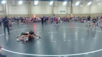 90 lbs Rr Rnd 4 - Addison Neufeld, Not Plain Jane's - Pink vs Lila Zak, Hernando Wrestling Club