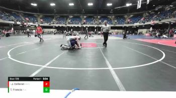 132 lbs Cons. Round 4 - Jake Colleran, Maine South vs Taylor Francis, Oak Park River Forest