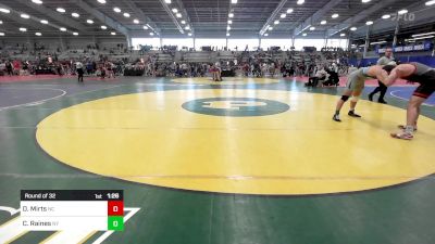 195 lbs Round Of 32 - Derik Mirts, NC vs Coy Raines, NY