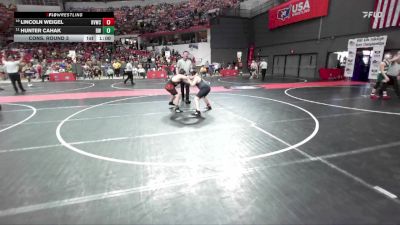 165 lbs Cons. Round 3 - Hunter Cahak, Reedsville Wrestling vs Lincoln Weigel, Holmen Viking Wrestling Club