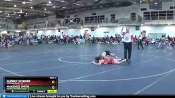 106 lbs Round 1 (4 Team) - Audrey Scherer, Missouri Blue vs Makenize Smith, Indiana INFERNO GOLD