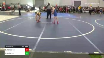 78 lbs Round Of 16 - Lincoln Werner, Interior Grappling Academy vs Shea Kirby, Takedown Express