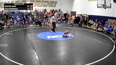 52-56 lbs Round 4 - Jack Fitzgerald, Kiski vs Sawyer Davis, Butler