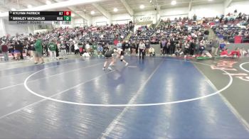 100 lbs Champ. Round 1 - Kylynn Patrick, Alta vs Brinley Michaelis, Westlake