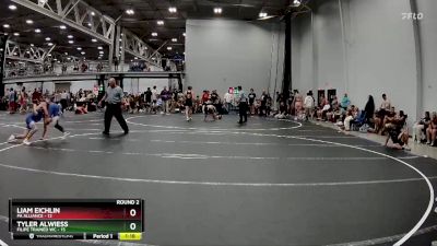 138 lbs Round 2 (8 Team) - Tyler Alwiess, Filipe Trained WC vs Liam Eichlin, PA Alliance