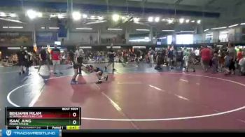 80 lbs Quarterfinal - Isaac Jung, Morris Fitness vs Benjamin Milam, Scorpion Wrestling Club