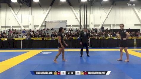 Julia Boscher Seixas Pinto vs Nadia Frankland 2024 World IBJJF Jiu-Jitsu No-Gi Championship