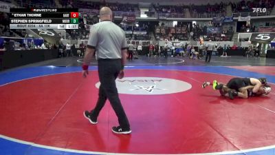 6A 126 lbs Semifinal - Ethan Thorne, Hartselle vs Stephen Springfield, Mountain Brook