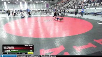 55-56 lbs Round 3 - Cooper Wunder, Lakeland WC vs Kai Pollock, Spokane Wrestling