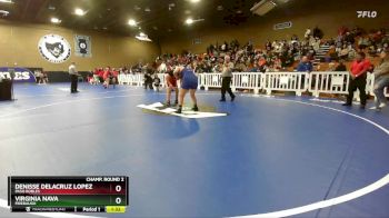 190 lbs Quarterfinal - Virginia Nava, Firebaugh vs Denisse DeLaCruz Lopez, Paso Robles