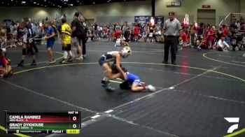 49 lbs Round 1 (6 Team) - Camila Ramirez, Ares Black vs Grady Dykhouse, BadBass Green