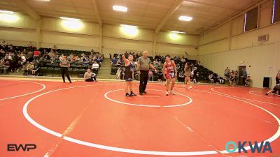 130-140 lbs Rr Rnd 4 - Kiah Locust, Cowboy Wrestling Club vs Keegan Hollingshed, Checotah Matcats