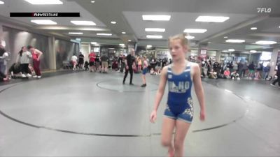 78-82 lbs Round 2 - Bella Kunzler, 208 Badgers Wrestling Club vs Carly Cogger, Team Real Life Wrestling