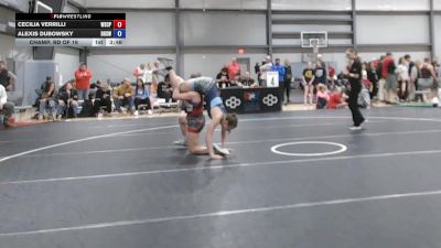 61 kg Champ. Rd Of 16 - Cecilia Verrilli, Wyoming Seminary College Preparatory High School Wrestling vs Alexis Dubowsky, Bentonville High School Wrestling