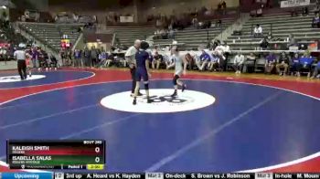 108 lbs Semifinal - Isabella Salas, Rogers Heritage vs Kaleigh Smith, Rogers
